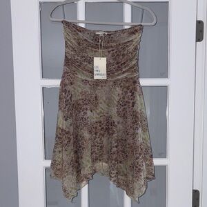 See You Monday Floral Animal Print Dress